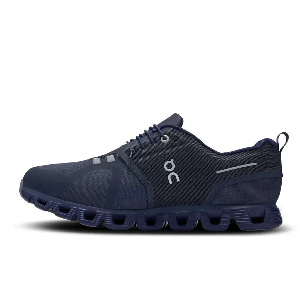 Men's Size 14 On Cloud 5 Waterproof Navy/Ink Athletic Running Shoes 59.97759 NEW